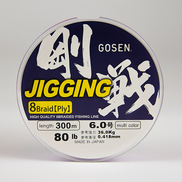 Gosen PE6  80lb Jigging 8-Braid Multicolor 300m