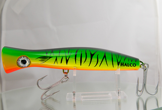 Halco Rooster Popper Haymaker 195 Fluoro Green H52