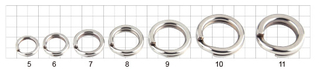 BKK Splitt Ring Stainless Steel Sprengring 8