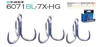 BKK GT-REX 6071BL - 7X - HG 6/0 barbless