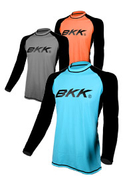 BKK Long Sleeve Fishing Shirt Black / Blue Model 1506 L