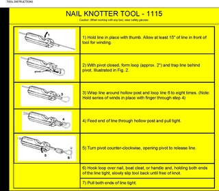Dubro Nail Knotter Tool Nagelknotenhilfe